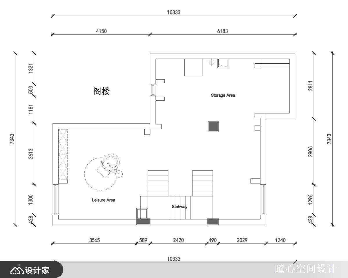 Before的阁楼平面布置图 Before的阁楼平面布置图