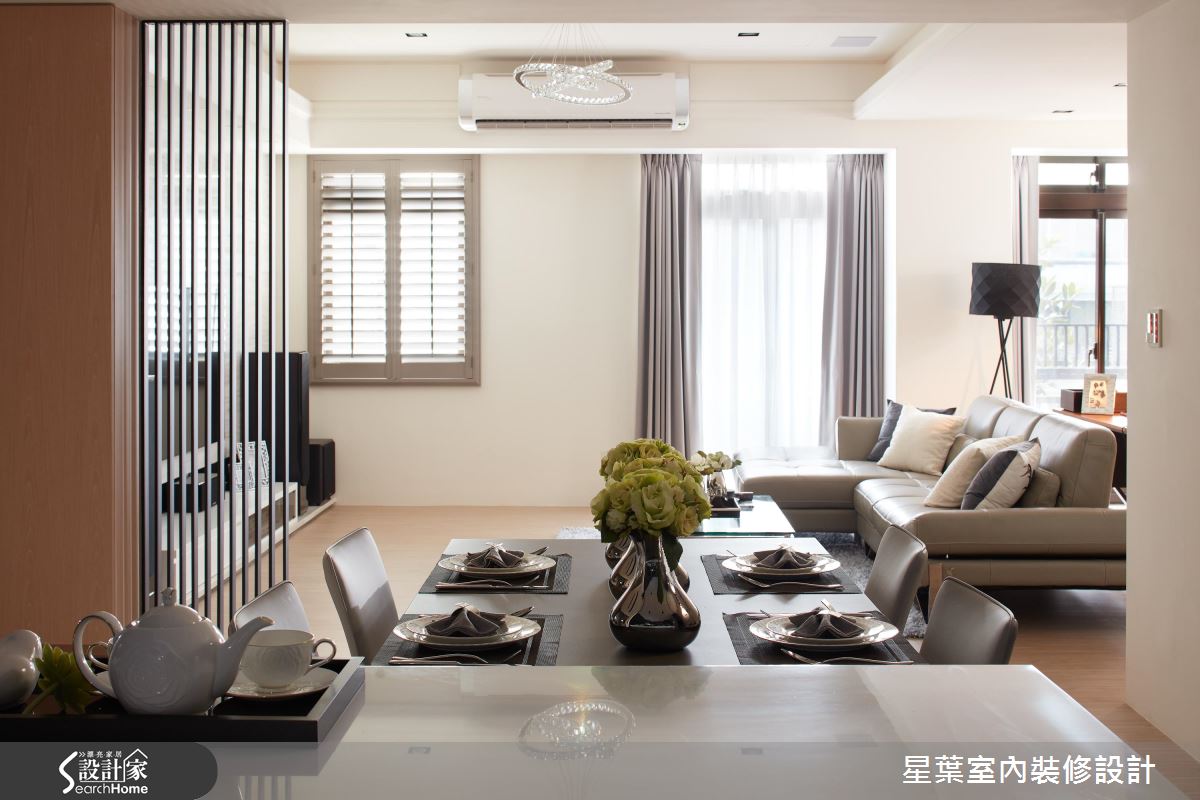 改造阴暗老屋,满足风格与机能的122平居宅