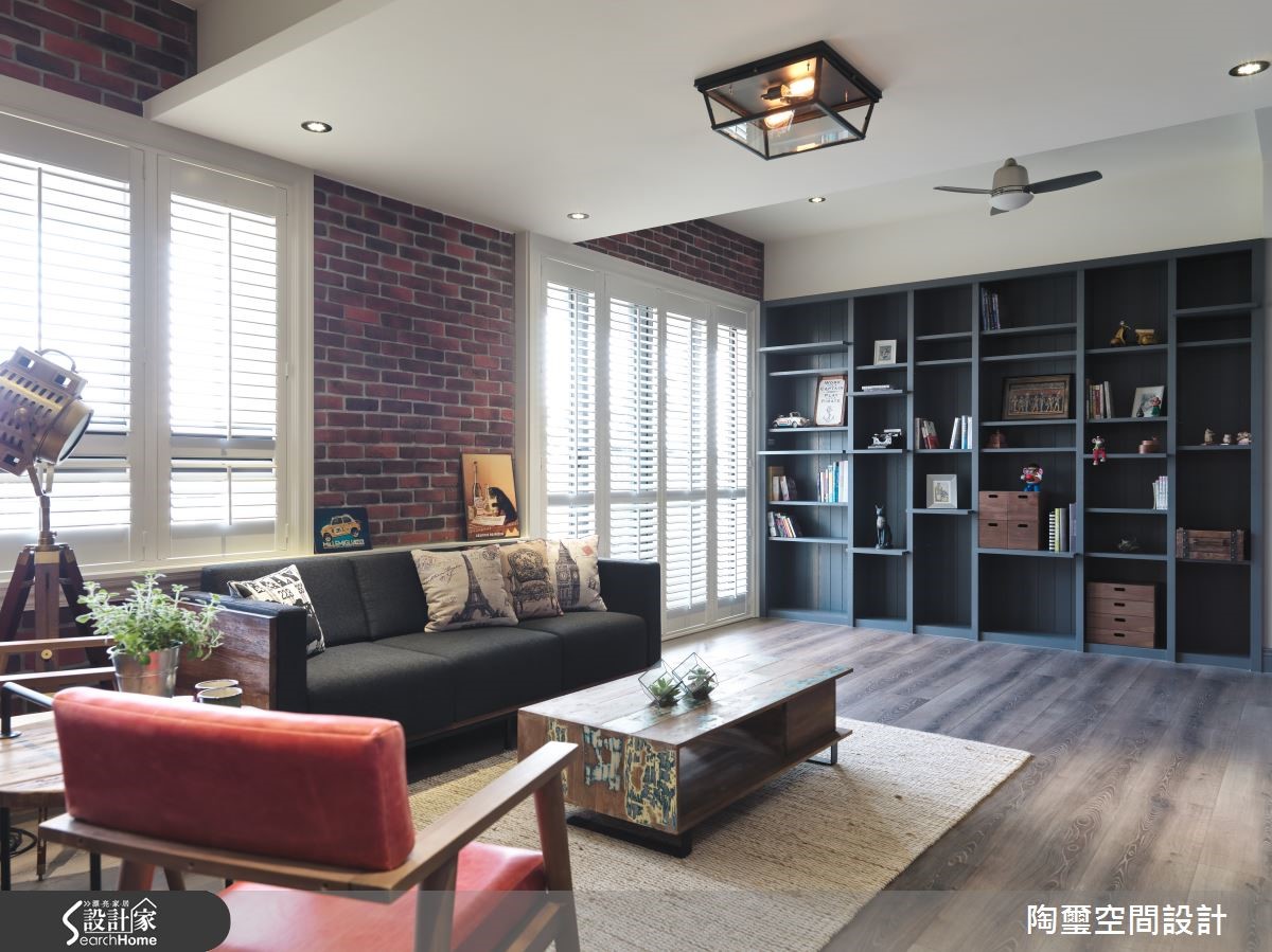 鲜明用色的Loft居家，体验复古与人文气息