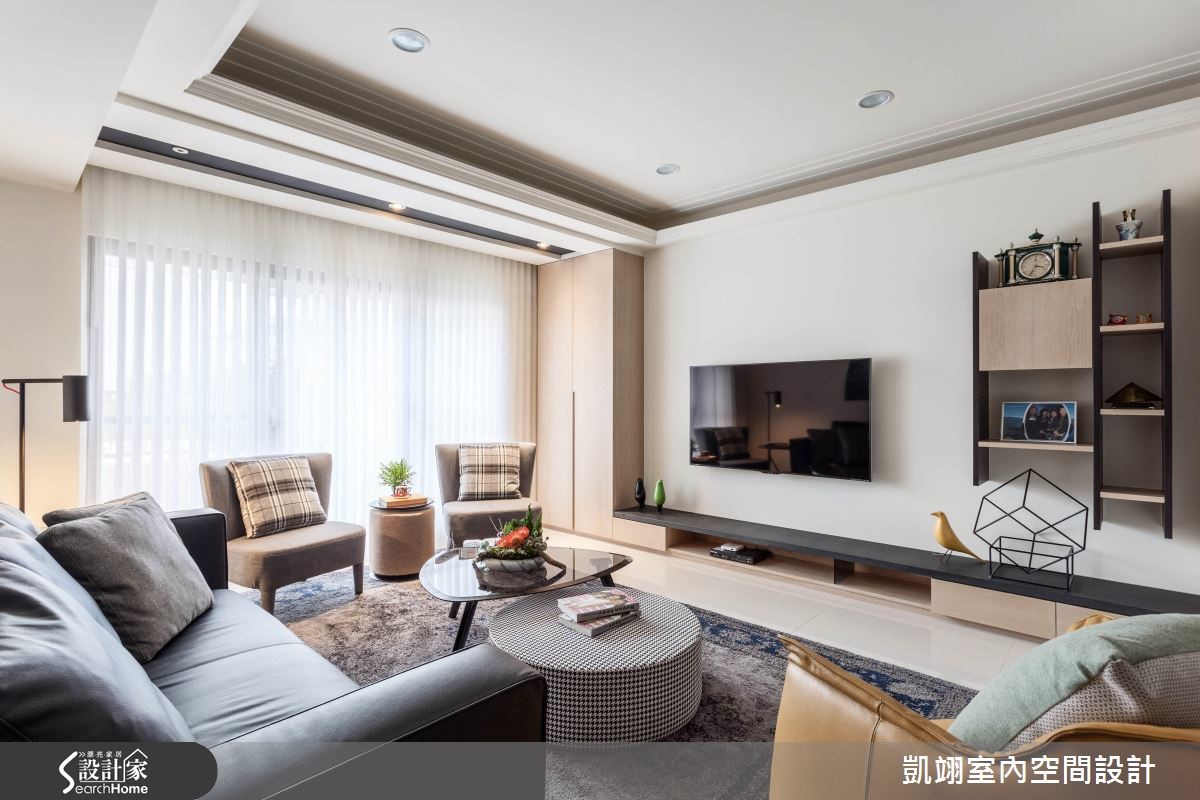 良好动线和柔和光源，打造现代质感宅